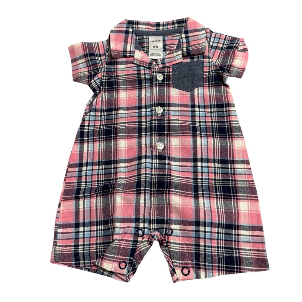 Carter Infant Multicolor Romper- NB
